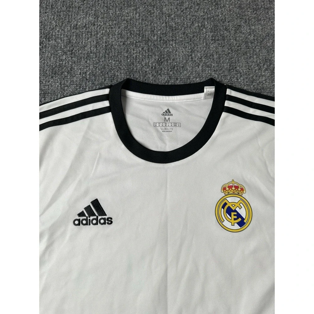 Mens Soccer Adidas Real Madrid MAX #8 White Jersey 2019, Size M